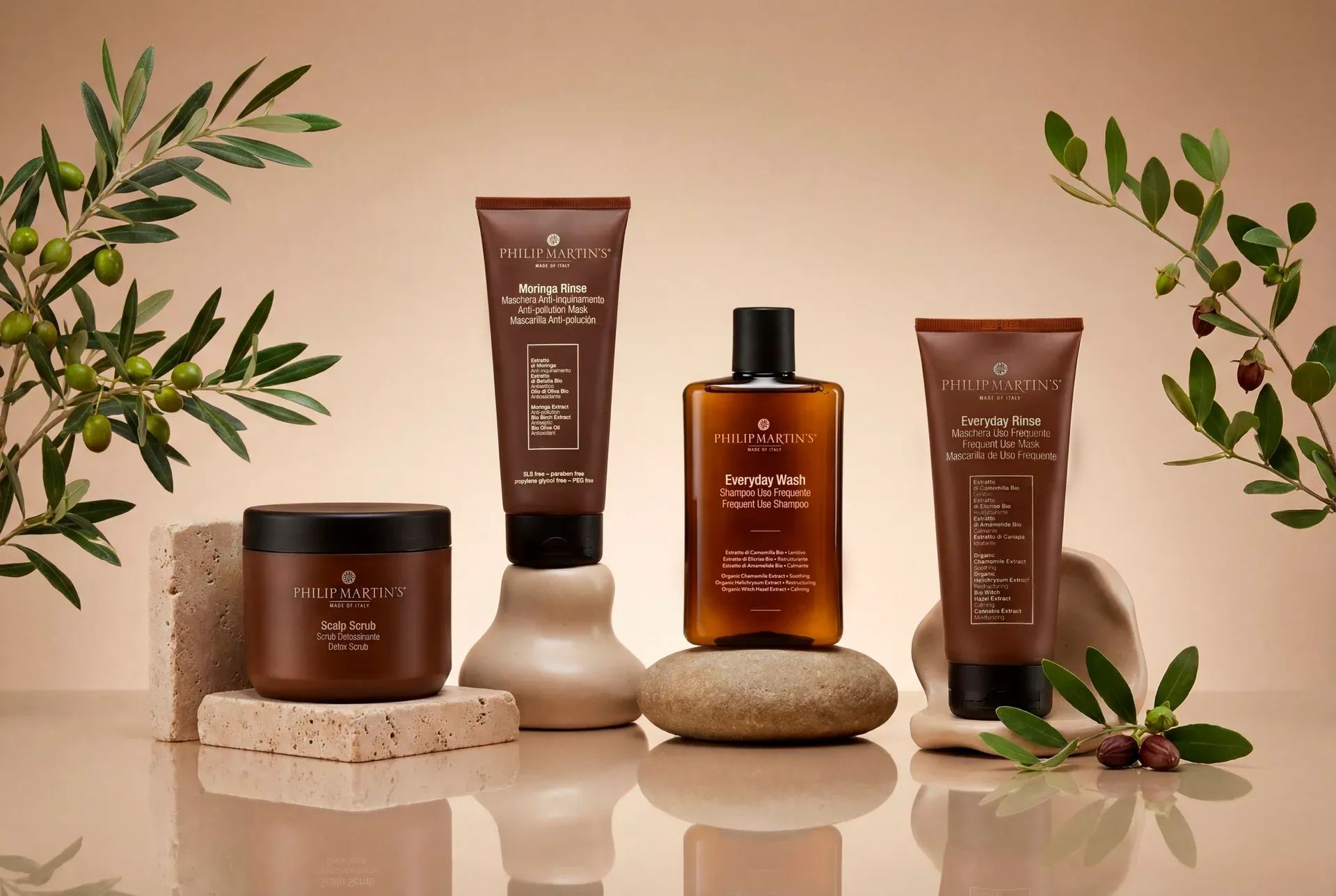 Philip Martin’s scalp and hair care products